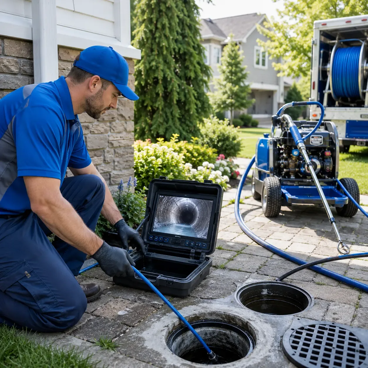 Outdoor drain cleaning professionals serving Thomaston, AL